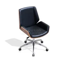 Bentwood cover office swivel chair