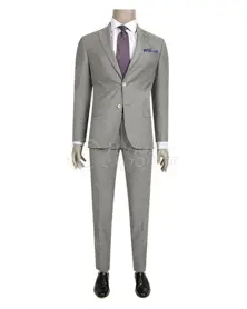 Patterned Gray Suit