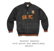 Raschel Sweater с патчем и вышивкой SS1210
