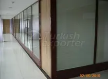 Office Partition with Blinds