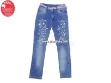 Girl Jeans with Lamellar