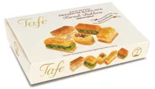 Caixa de papelão Tafe Sortido Premium Baklava-Baklawa 100g - código 109