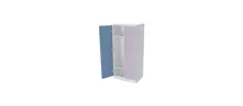 Double Clothes Cabinet 60x40x130h