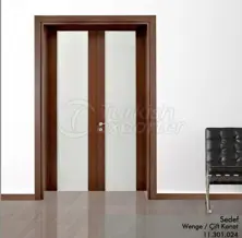 Porta de madeira Sedef Glazed