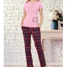 Bolero Women's Pink Pajama Set 9741