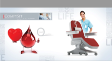 COMFYSIT BLOOD DONOR/TRANSFUSION CHAIR (4 Motors)