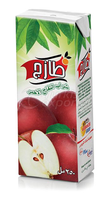 Tazech Karton Paketleri 250ml Kırmızı Elma
