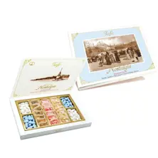 Tafe Nostalgia Assorted Turkish Delight and Sugar Coated Almonds Gift Carton Box 400g - 671 code