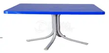 Table With Metal Leg Fixed Folded