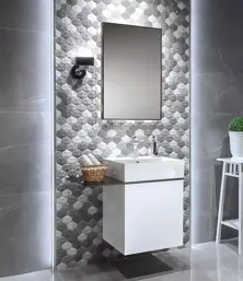 Плоский шкаф для ванной комнаты
