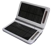 Folding solar mobile charger