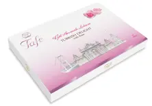 Tafe Turkish Delight with Rose Flavour Gift Carton Box 300g - 403 code