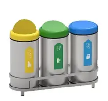 Zero Waste Recycle Bin Set 2,3,4, Compartments SRB 199