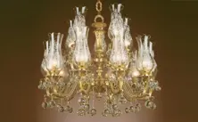 Classic Chandelier with Fifteen Sleeves