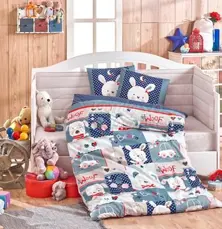 Snoopy Navy Blue - Juego de ropa de cama para bebé (8698499132375)