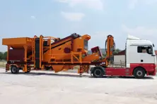 Mobile Washing and Screening Plant