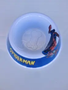 Bobo Spiderman Patterned Melamine Food Bowl Blue- KEKOMSBOSPDEMEMA