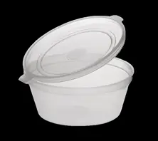 Hinged Lid Sauce Cup