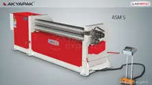 3 Rolls Asymetrical Plate Roll Machine