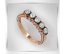 Алмазное кольцо ETY17124