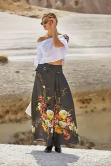 Skirt Long Flower