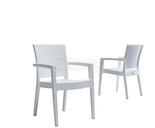 Fauteuil Paris Rattan Blanc