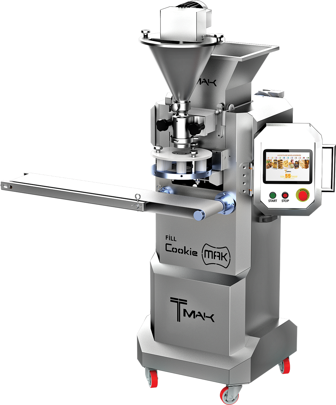 TMAK Fillmak Double Colored and  One Coloured Filled Cookie Machine