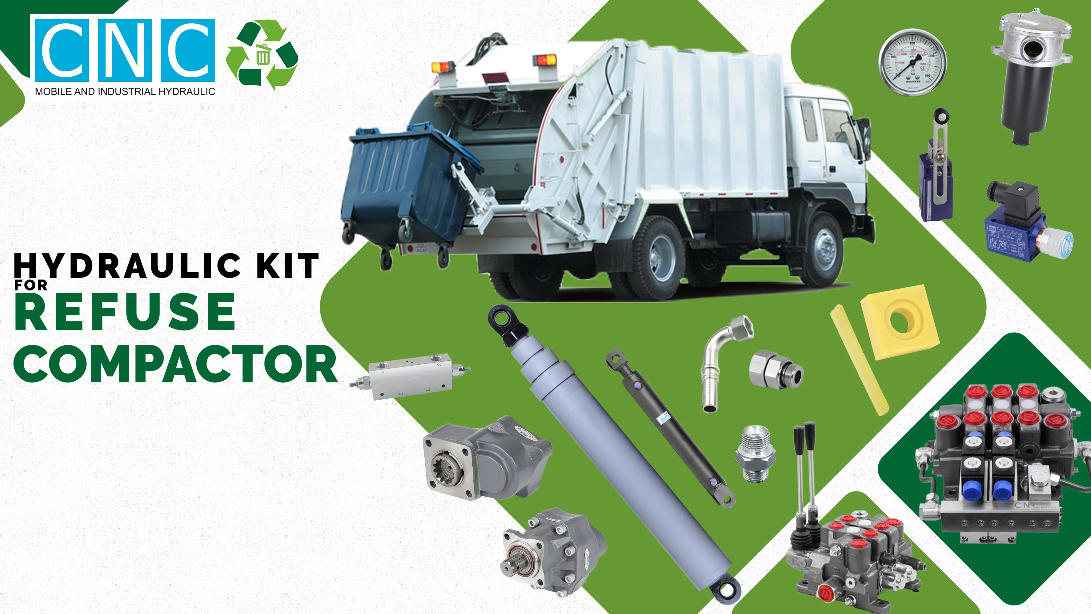 Hydraulic Kit For Refuse Compactor