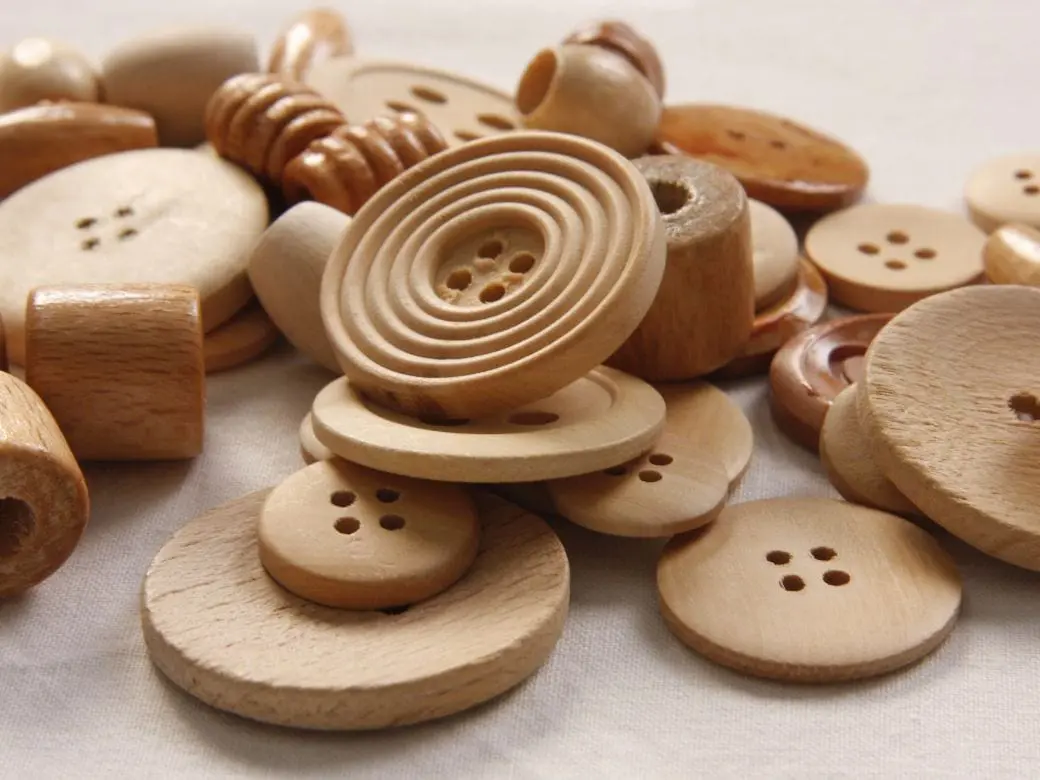 Wood Button