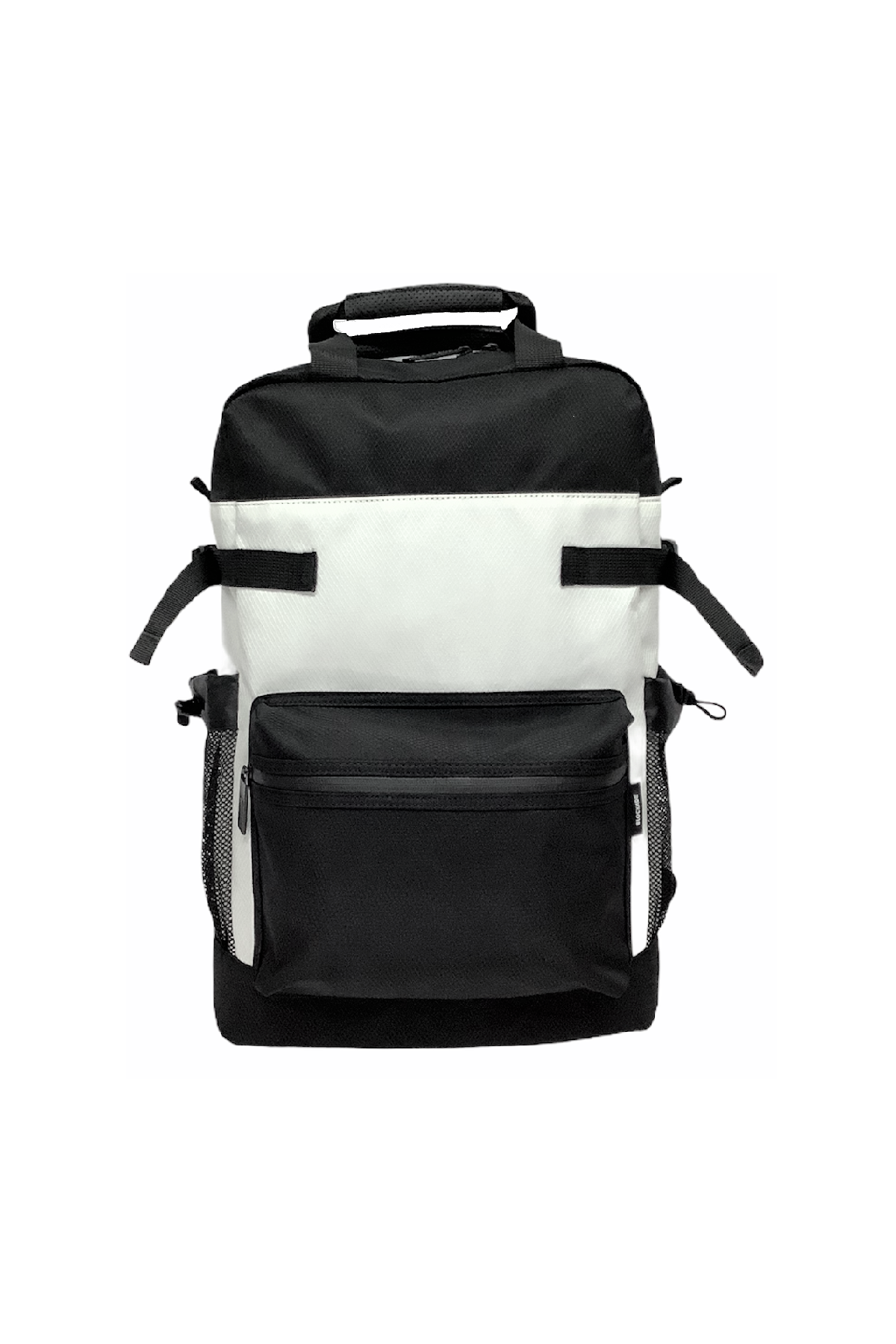 Mochila en blanco y negro