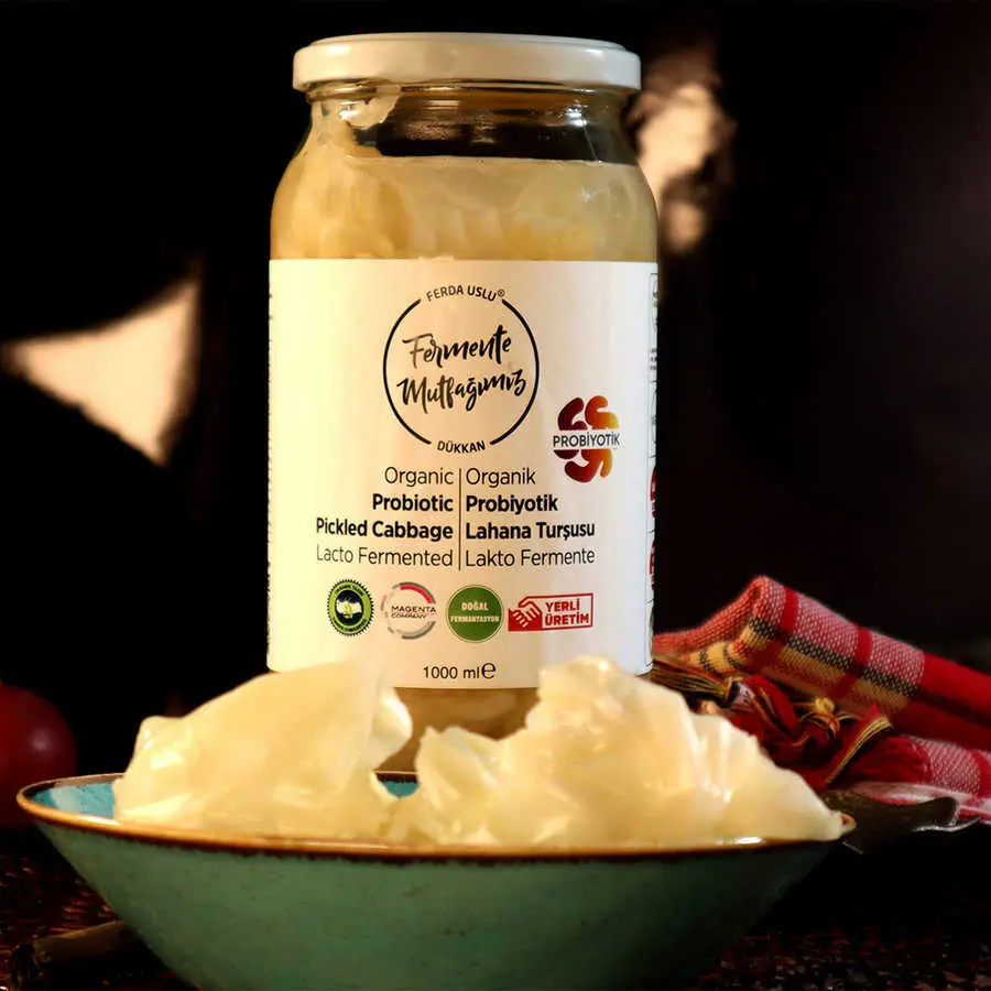 Organic Probiotic Pickled Cabbage