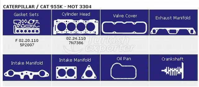Caterpillar CAT 955K - Mot 3304 Gasket