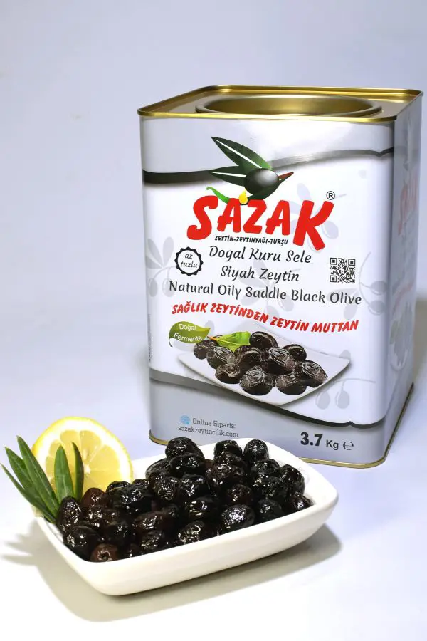 Aceituna Negra Engrasada Tipo Sele Bajo en Sal 3,7 kg