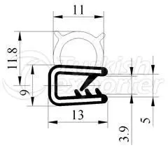 Door, Rear-lid Sealing Profiles A1.005
