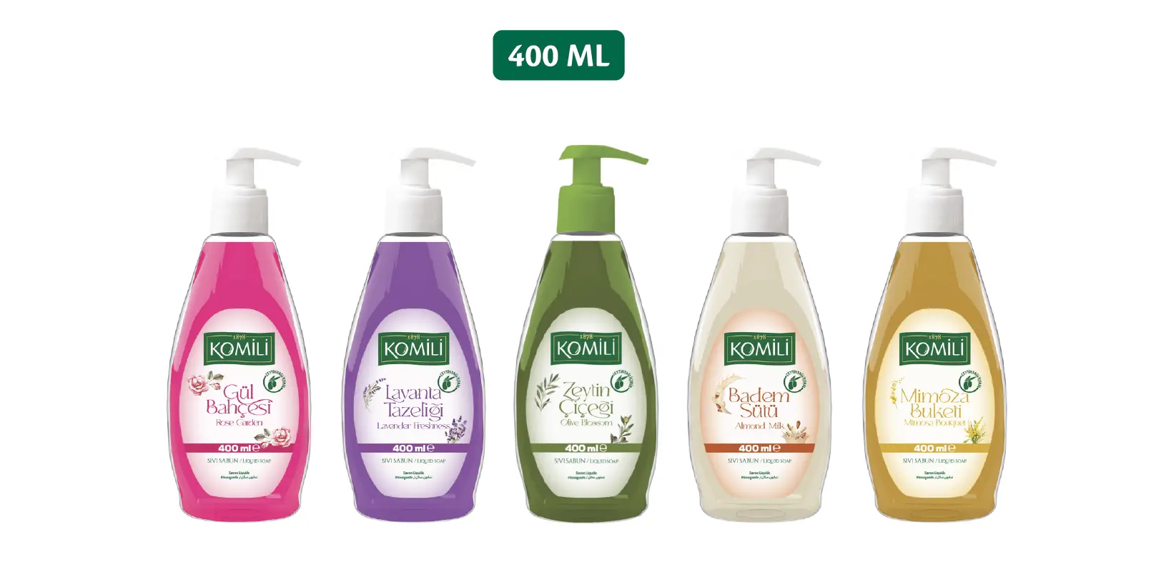 Liquid Soap 400 mL , 1,5 Lt , 3 Lt