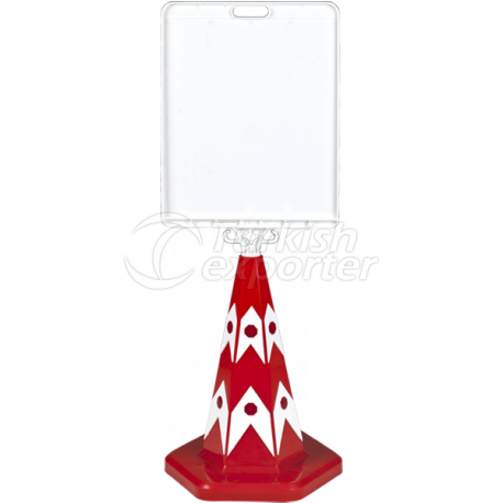 Ad Cone With Reflective Cat Eyes - CR 5022