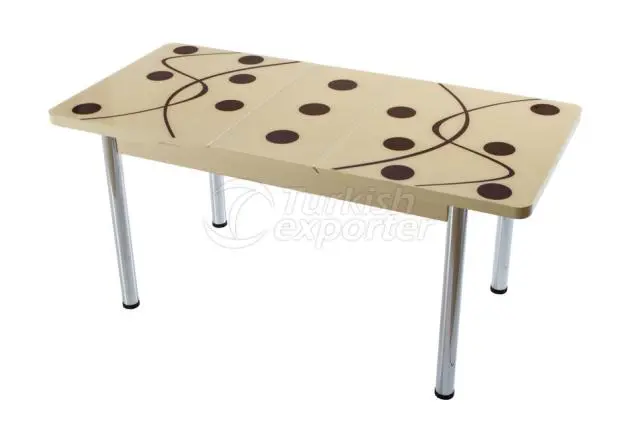Single Table Cream Brown