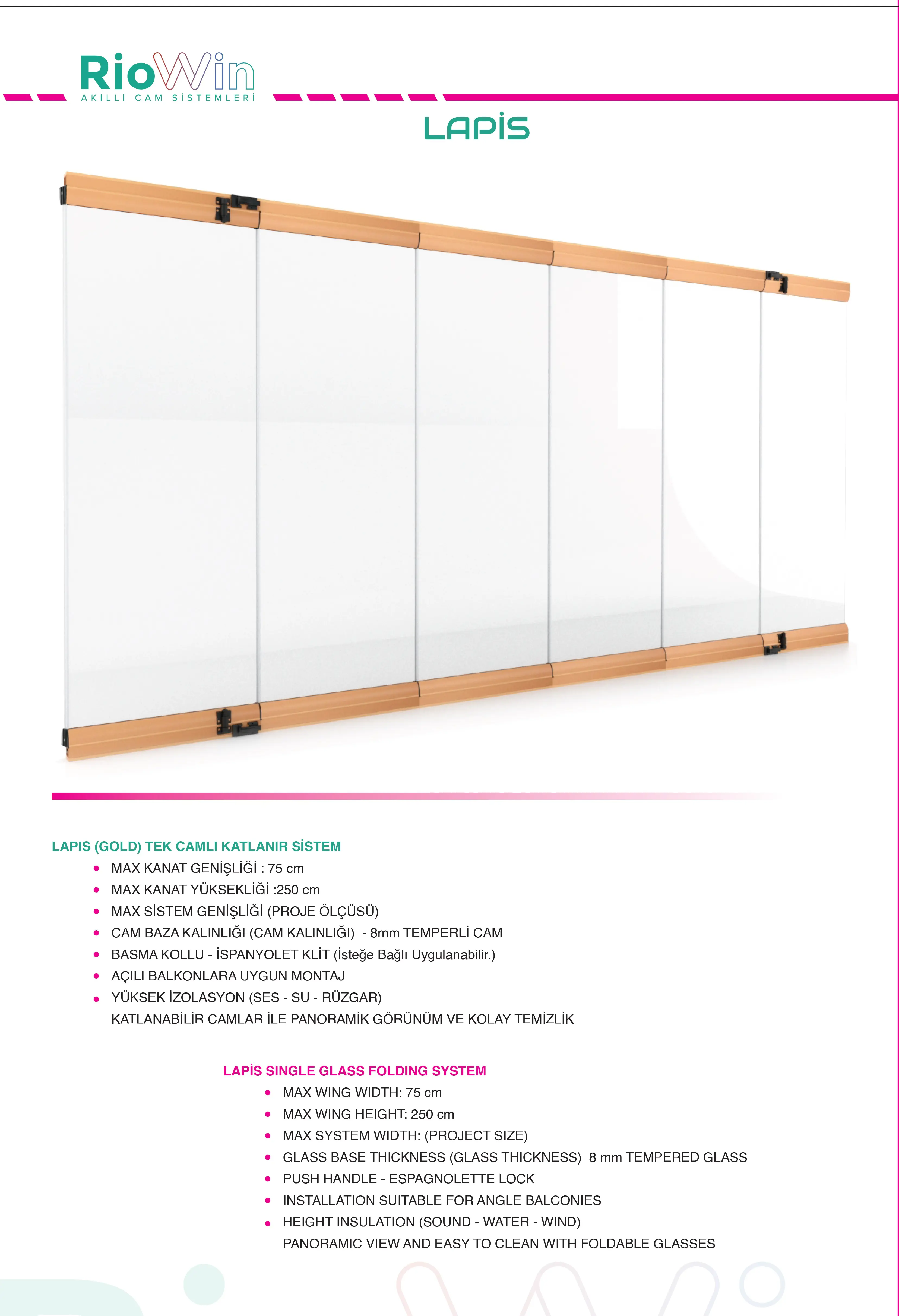 FOLDING GLASS BALCONY SYSTEM