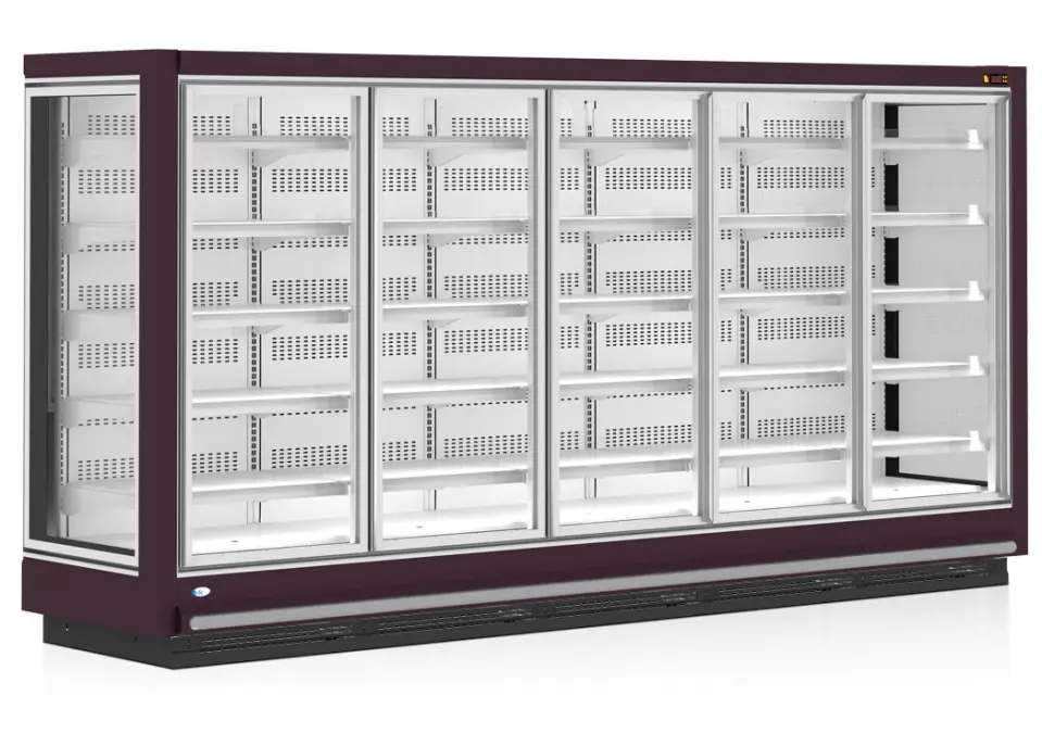 Wall Mounted Double Glass Door Bottle Cooler 