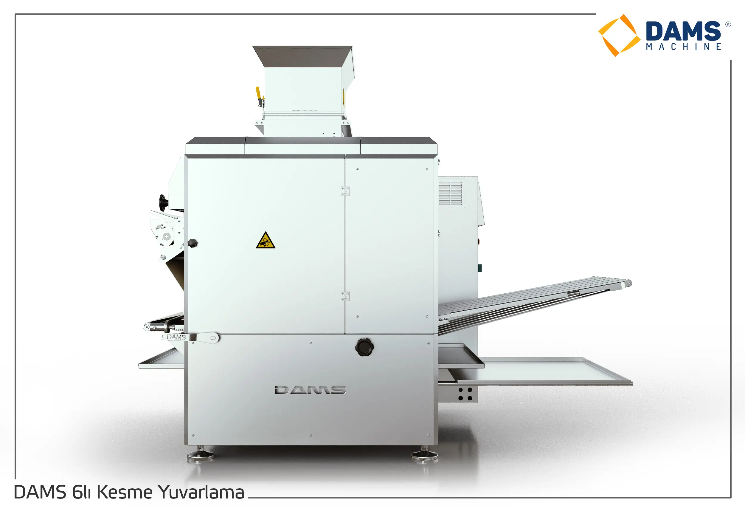 DAMS 6 Rows Dough Cut and Weigh Machine