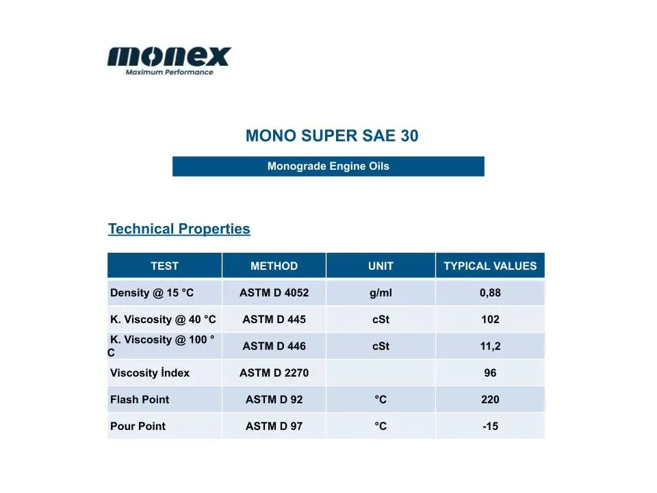 زيت المحرك SAE 10/ SAE 30/ SAE 40 / SAE 60/ SAE 70