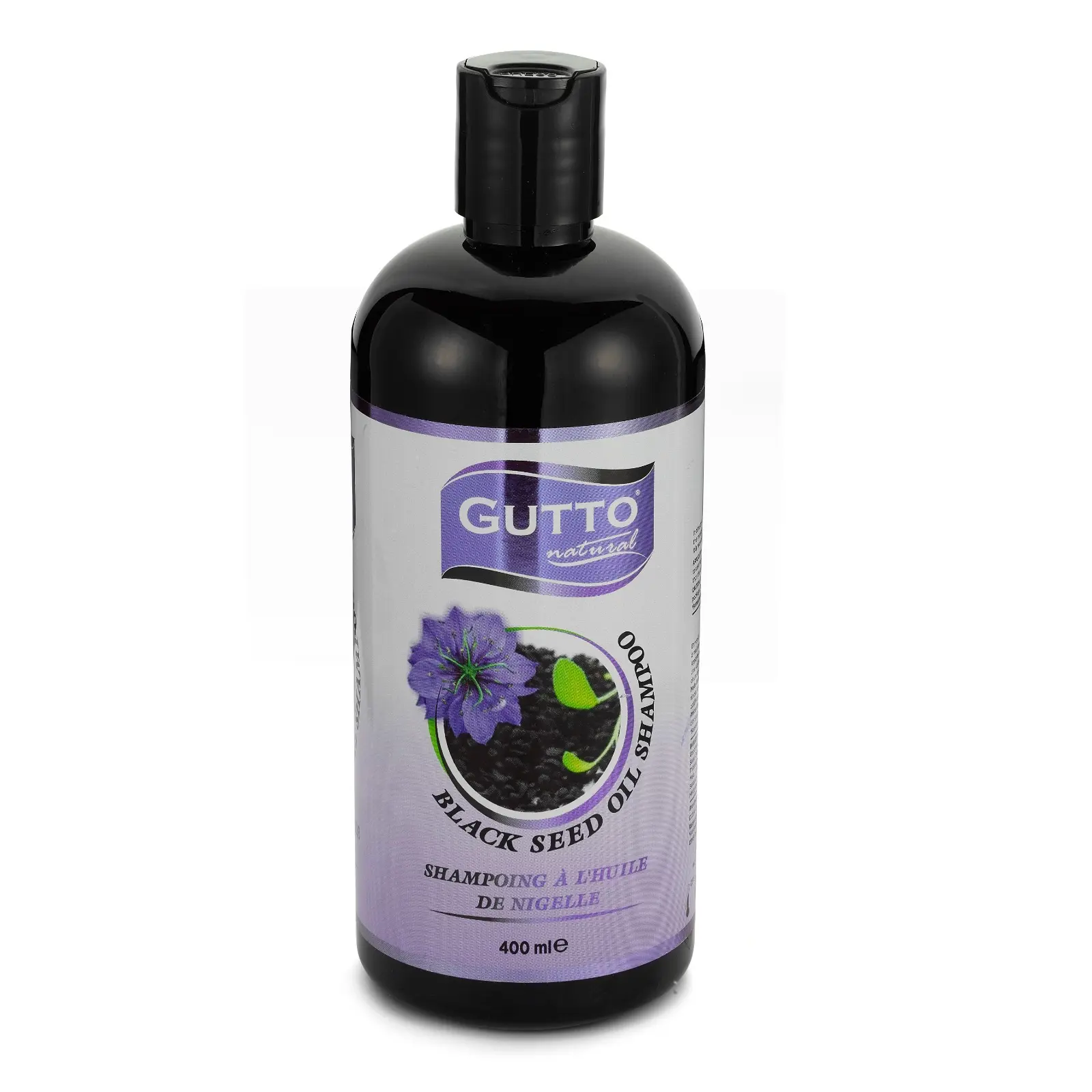 SHAMPOOING HUILE DE GRAINES NOIRES 400ML.