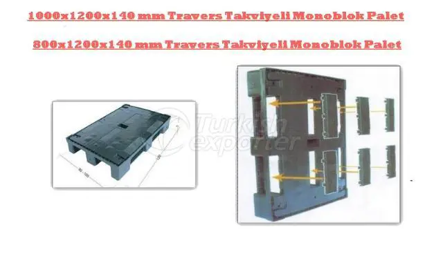 TRAVERS TAKVİYELİ PLASTİK PALET
