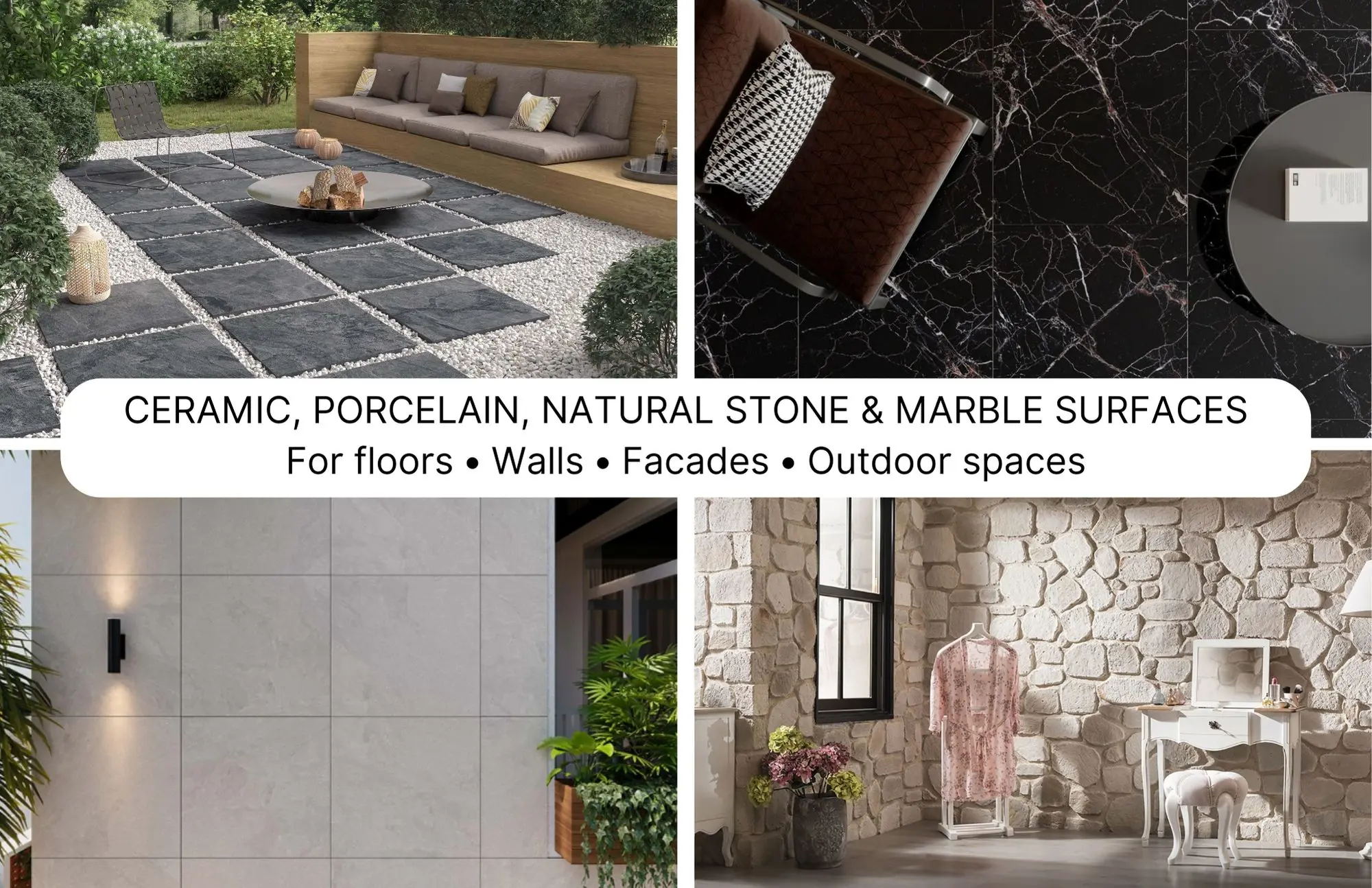 Ceramic, Porcelain, Natural Stone & Marble Surfaces-Destanbul Yapi Dekorasyon Ltd. ŞTi̇.