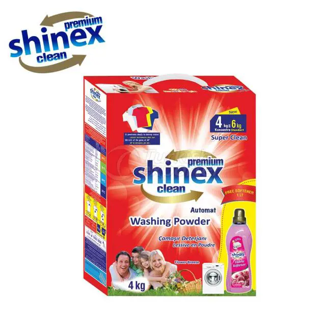 Poudre à laver Shinex Automat 4 kg d'adoucissant