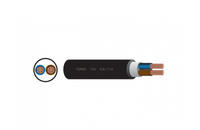 Cables bipolares YVV, NYY 0,6/1 kV