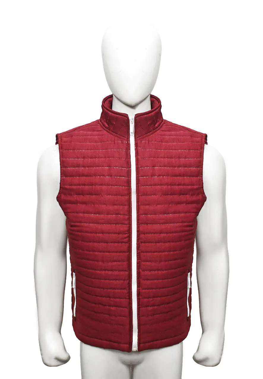 Laser Gillet Fluffy Puffer Sleeveless Men Jacket