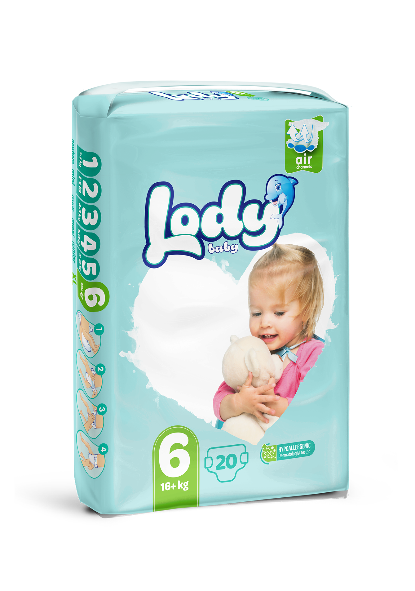 LODY AIR XL (16+ Kg.) 20 X 5 ECO PACK