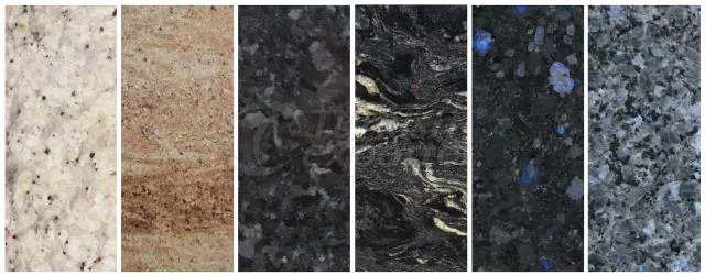 Marble, granite, travertine