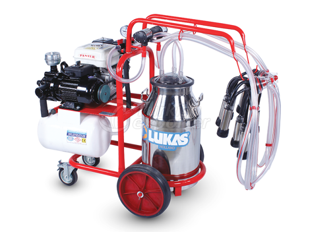 40.8 Double Milking Group Single Bucket With Electric and Gasoline Engine